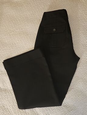 Banana Republic Women's Wide Leg Pants in Black